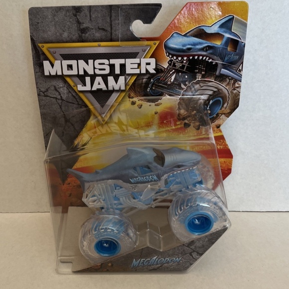 Monster Jam Megalodon Monster Truck - Series 01 - Blue Clear - Picture 3 of 5